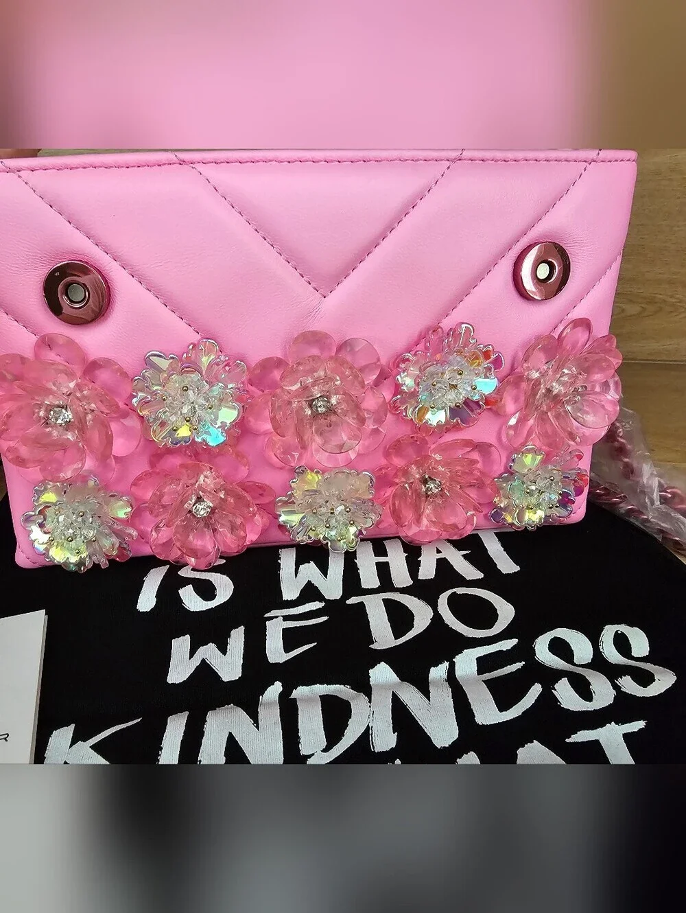 Kurt Geiger London Medium Kesington Flower Bag.